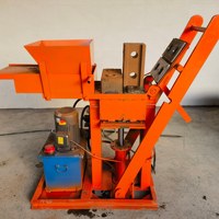 Machine de moulage d'argile du Mozambique en promotion, presse hydraulique pour briques d'argile, machine de moulage de blocs de fumier de vache