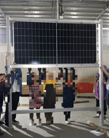 Système de montage photovoltaïque agricole vertical en acier galvanisé à chaud pour clôture solaire, compatible avec les terres agricoles, garantie 25 ans