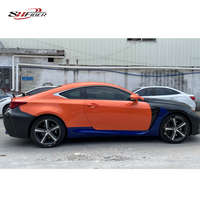 Kit carrosserie RCF amélioré pour Lexus RC, comprenant des ailerons avant et arrière, un capot moteur et des ailes.