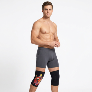 Genouillère de protection robuste en néoprène 7 mm personnalisée OEM pour musculation, haltérophilie, équipement de sécurité fitness unisexe avancé - Product Image 1
