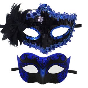 Masques de mascarade élégants vintage d'approvisionnement en vrac avec conception d'yeux en dentelle | Masque de fête - Product Image 6