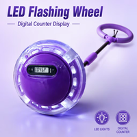 Ballon de saut lumineux personnalisé avec logo pour garçons et filles, jouet pivotant à une jambe avec compteur LED pour enfants, cadeau et jouet