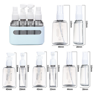 Bouteille de voyage en silicone 100 ml pour shampoing, gel douche, lotion, personnalisable avec finition sérigraphiée - Product Image 2