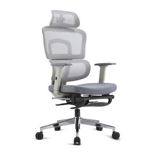 ที่วางแขนพนักพิง2D สูงเก้าอี้สำนักงานปรับเอนได้ตามหลักสรีรศาสตร์พร้อมพนักพิงศีรษะ - Product Image 5