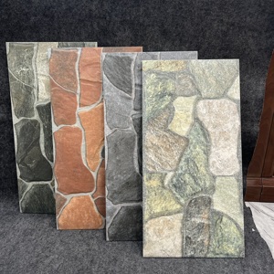Azulejos de Piedra Grande para exteriores de 300x600mm para paredes exteriores, aspecto de azulejo, piedra Natural para decoración de balcón de Villa - Product Image 5
