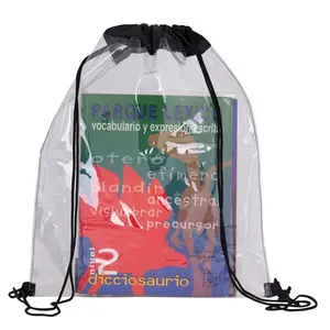 Zaino trasparente in PVC personalizzabile per merchandising - Product Image 1