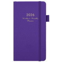 Nouvelles idées de produits : Carnet professionnel à couverture rigide avec estampage à chaud or, hebdomadaire et mensuel 2026, avec bande élastique sécurisée et porte-stylo.