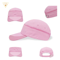 Casquette de baseball de golf à logo brodé léger à 5 panneaux à séchage rapide