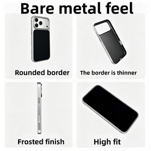 Nouvelle coque de téléphone antidérapante à motif triangulaire pour iPhone 17 Pro/16 Pro, légère et mate, compatible avec Apple 18 Pro Max - Product Image 3
