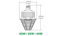 Ampoules LED Corn à capteur 40W 50W 60W, culot E26/E27/E40, garantie 5 ans pour l'éclairage de bureau