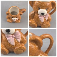 Nouveautés 2026 – Tasse en céramique 3D Ours Brun 320 ml Réutilisable pour Enfants et Amies – Compatible Lave-Vaisselle et Micro-ondes – Cadeau