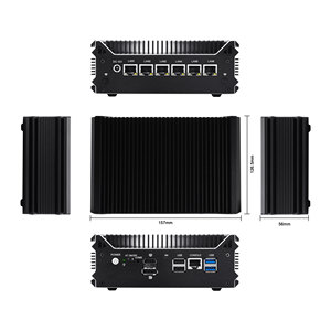 Mini PC industriel sans ventilateur i3 <span class=keywords><strong>6100U</strong></span> 2 LAN 2 COM 6 USB DDR4 M.2 SSD VGA HD PC embarqué - Win11 Pro/Linux Ubuntu - Product Image 4