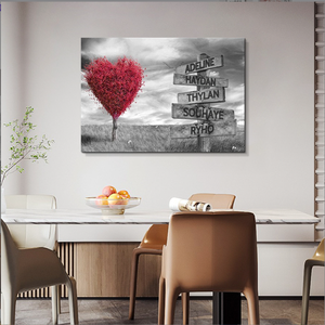 Tableau <span class=keywords><strong>de</strong></span> décoration personnalisé Multi-Names Ocean Breeze Toile personnalisée BEACH & COLOR Beach Sunset Wall Art - Product Image 3