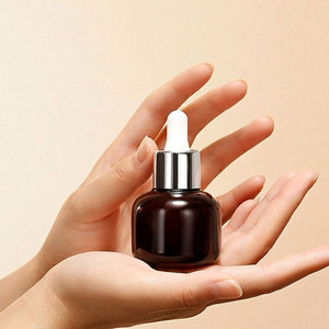 Mingsheng - Botella de Vidrio Ámbar de Lujo de 30 ml con Gotero, Mini Botella Vacía de 2 oz, Esmerilada, para Perfume, Suero, Aceite Capilar - Product Image 4