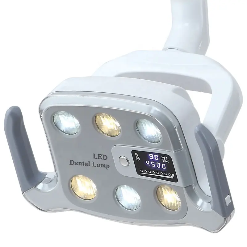 Lampada a led a 6 lampadine montata a soffitto più fine lampada a led per lampada operatoria per poltrona odontoiatrica lampada a led dentale