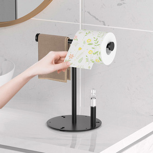 Portarotolo di Carta Igienica Moderno da Parete Impermeabile per Bagno e Hotel - Disponibile in Bianco e Nero - Product Image 2