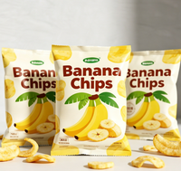 Groothandel op maat bedrukte aluminiumfolie plantain mango gevriesdroogde fruitchips snacks bananenchips staande pouch zak