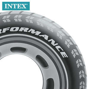 Flotador Inflable <span class=keywords><strong>INTEX</strong></span> Giant Tire Tube 59252, Anillo <span class=keywords><strong>de</strong></span> Natación <span class=keywords><strong>de</strong></span> 91 cm <span class=keywords><strong>de</strong></span> Diámetro, Duradero, Ecológico, Ligero, <span class=keywords><strong>de</strong></span> PVC, para Niños y Adultos - Product Image 4