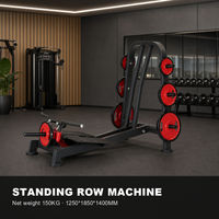 Conre GA77 Machine à ramer verticale réglable en acier pour exercices du dos et des jambes
