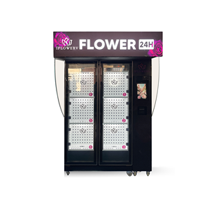 Distributeur d'extérieur testé 4 ans pour la conservation des légumes et fruits, avec 6 compartiments, et machine distributrice de fleurs SDK pour centres commerciaux - Product Image 3