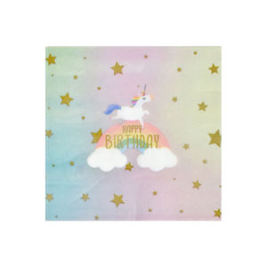 10PC*12 Double Sided Rainbow <strong>Unicorn</strong> Napkins Birthday Baby Shower <strong>Party</strong> Decorations <strong>Supplies</strong> Tableware &amp; Decorations - Product Image 1