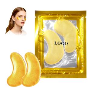6 Pairs Customizable Gel Eye Collagen Eye Patches Collagen Gold Eye for Dark Circles & Moisturizing <b>Face</b> Care - Product Image 3