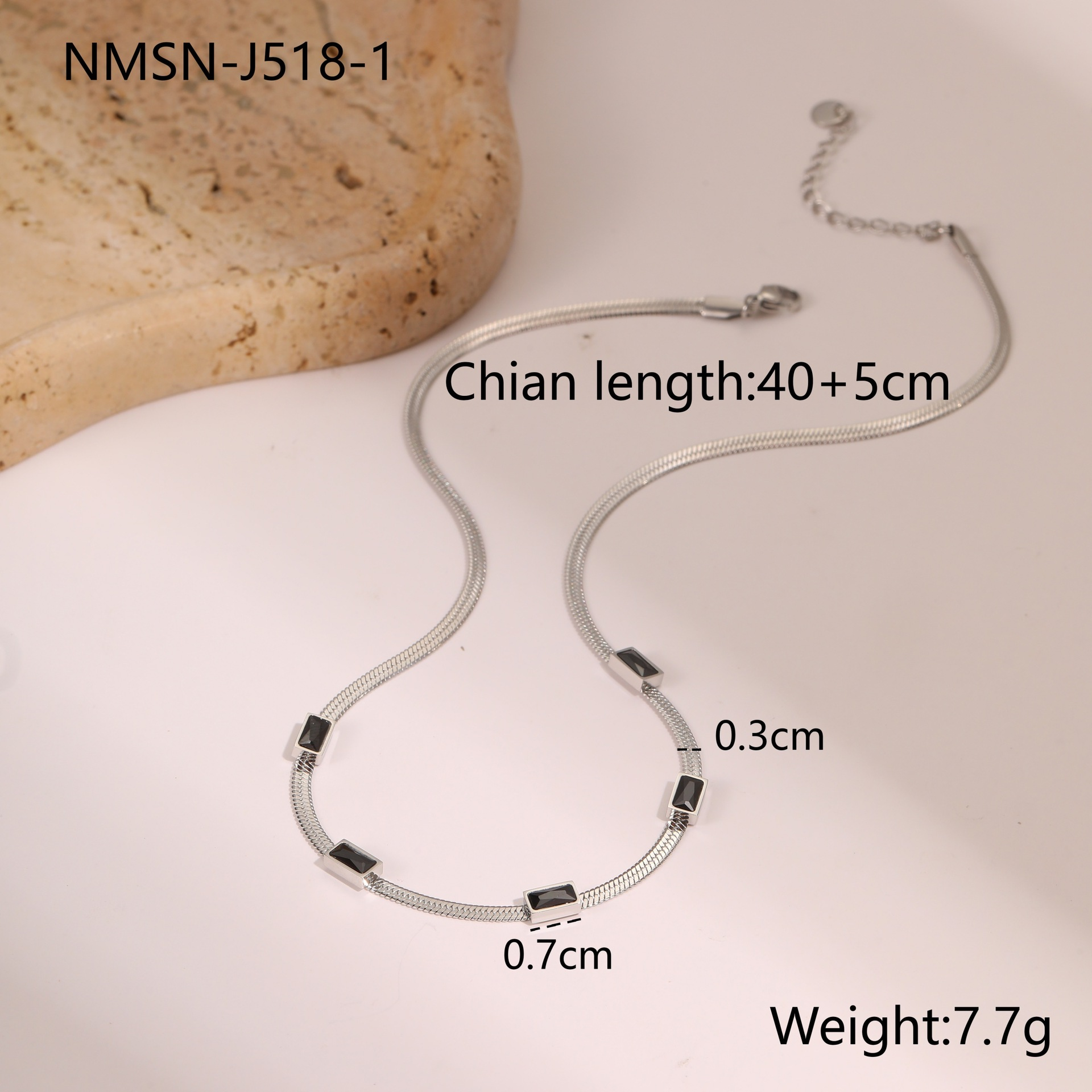 NMSN-J518-1 สีเหล็ก ดำ เซอร์โคเนียม