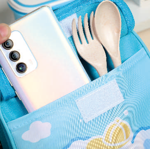 กล่องใส่อาหารฉนวนกันความร้อนลายการ์ตูนรูปสัตว์อาหารอลูมิเนียมฟอยล์กระเป๋าใส่ข้าวแบบลูกบอลสำหรับนักเรียนกระเป๋าใส่อาหารกลางวันน่ารัก - Product Image 2