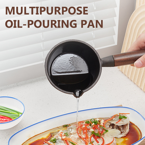 Poêle <span class=keywords><strong>en</strong></span> <span class=keywords><strong>fonte</strong></span> miniature très vendue, style américain, petite poêle à frire, pot à huile, adapté aux cuisinières à gaz et aux plaques à <span class=keywords><strong>induction</strong></span> - Product Image 2