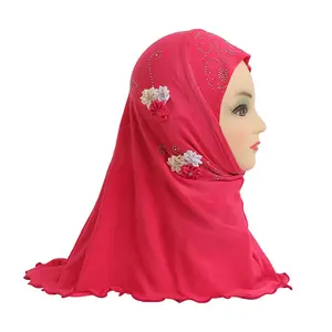 Boutique nuova personalizzata splendidamente stampata 2 pezzi Hijab Al Amira Hijab per signore e ragazze Hijab Set