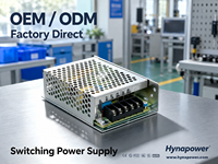 Alimentation à découpage OEM/ODM 36W 24Vdc/1.5A, entrée 90~264Vac, certifiée UL508 FCC pour capteurs industriels et contrôle PLC Hynapower HP-T2415