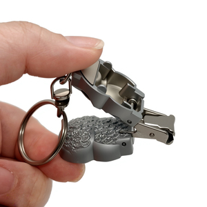 Großhandel Tragbarer Reise-Nagelknipser in Eulenform mit Nagelfeile Gebogene Klinge aus Edelstahl - Product Image 6