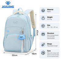 Sac à dos scolaire multi-poches de style coréen OEM, panneau dorsal respirant, confortable, sac à dos ergonomique pour le campus universitaire