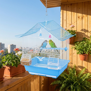 Cage pour les oiseaux, abri d'intérieur de haute qualité, transportable, pour Cocktail, perroquets, 9 unités - Product Image 6