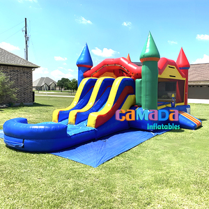 Bouncing thương mại nhảy bouncy lâu đài Inflatable Bouncer trượt nước nhà bị trả lại với hồ bơi - Product Image 6