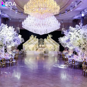 ฉากหลังงานแต่งงานเหล็กดัดหรูหรา สถานที่จัดงานแต่งงานระดับไฮเอนด์ ฉากหลังงานเลี้ยง ตกแต่งเวทีสมัยใหม่ - Product Image 6