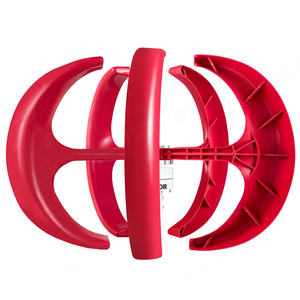 Lanterne éolienne 12V/100W Générateur de turbine verticale 35 "Diamètre de la roue éolienne à axe vertical Lumière de surveillance de l'éolienne - Product Image 5