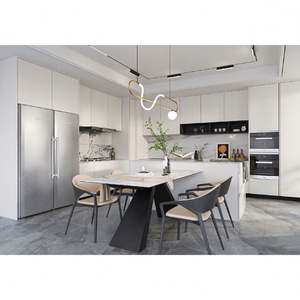 Gabinetes de Cocina Modernos Europeos con Puertas Blancas Estilo Shaker, Encimera de Granito, Juego de Armarios en Forma de L, Económicos - Product Image 2