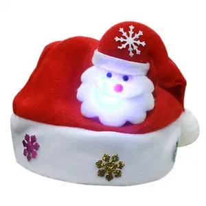 رخيصة مخزنة سانتا عيد الميلاد قبعة قبعة عيد الميلاد لعيد الميلاد عيد رأس السنة الجديدة مهرجان عطلة لوازم الحزب