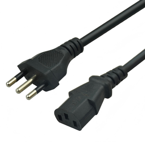 SIPU Typ L <span class=keywords><strong>CEI</strong></span> 23-50 Italien Stromkabel 3-polig 1,0mm Kupfer AC-Stromversorgungskabel PVC IEC C15 für Computer & Haushaltsgeräte - Product Image 4