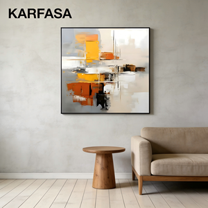 Peinture à l'huile semi-peinte à la main, art abstrait tridimensionnel, décoration murale <span class=keywords><strong>pour</strong></span> hôtels et restaurants - Product Image 1