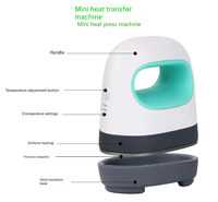 Machine de sublimation portable la plus récente, très vendue, à utiliser à la main pour les logos, facile à utiliser, mini presse à chaud pour t-shirts