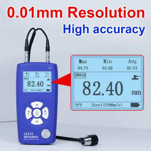 Ls215 320 मिमी 0.01 रिज़ॉल्यूशन पाइप अल्ट्रासोनिक मोटाई गेज स्टील धातु मोटाई माप अल्ट्रासोनिक मोटाई गेज - Product Image 4