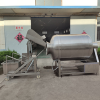 Machine à mariner sous vide avec lames en forme d'arc pour une marinade uniforme sur la viande et la volaille