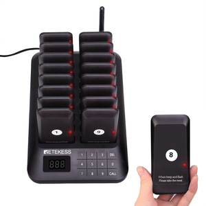 RetekeSS Wireless Calling Pager TD157 400MHz Restaurant Food Pickup System - Product Image 4