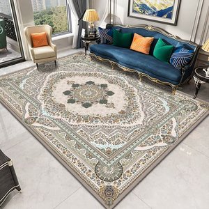 Tappeto di lusso persiano stampato tappeto di alta qualità per soggiorno e sala da pranzo tappeto in Cashmere pieghevole in microfibra - Product Image 5