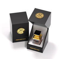 Boîte à parfum écologique en matériaux recyclés avec logo personnalisé, estampage à chaud, accessoires en ruban UV, doublure en EVA, fermeture magnétique
