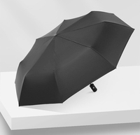 Parapluie de Voyage Promotionnel d'Usine Coupe-Vent à Logo Personnalisé, Parapluie de Pluie Entièrement Automatique Publicitaire pour Adultes