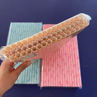 Bâtonnets en papier multicolores 10x300mm pour machine à barbe à papa