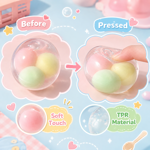 ของเล่นบีบแก้เครียด TPR ใส น่ารัก นุ่มนิ่ม เหมาะสำหรับของขวัญส่งเสริมการขาย - Product Image 5